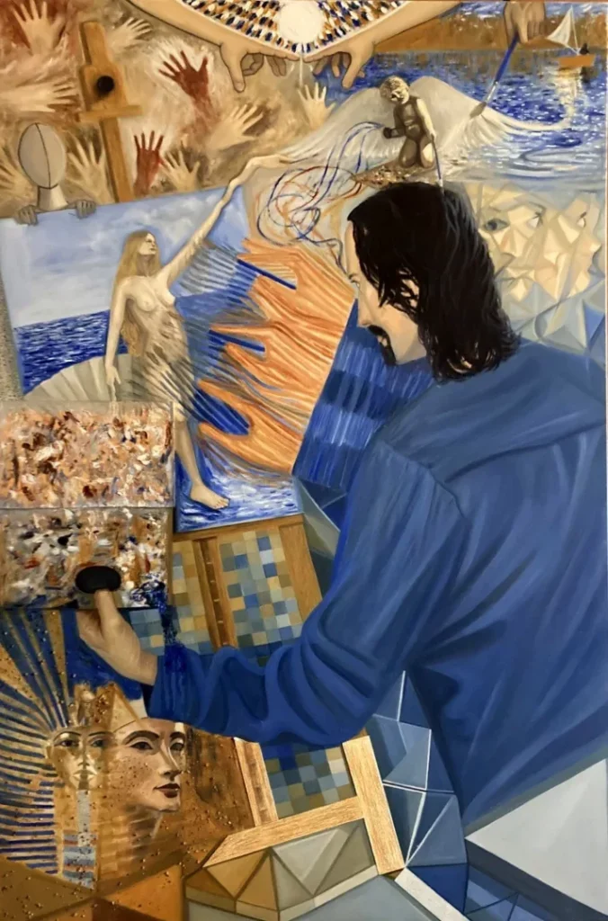 Home 4 The painter?,Oil on Canvas 2016